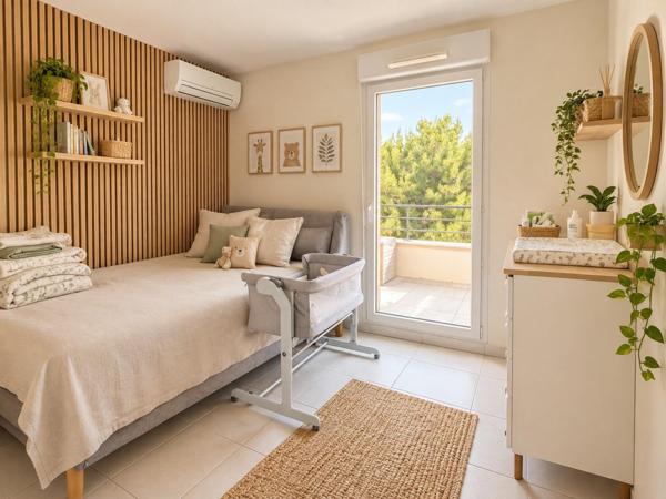 Copropriété moderne appartement avec terrasse 40m²