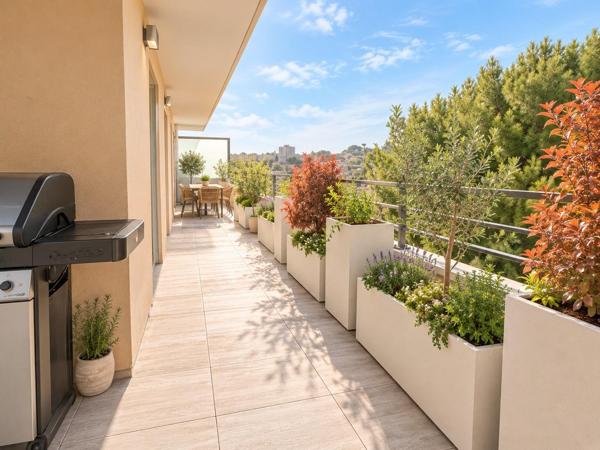 Copropriété moderne appartement avec terrasse 40m²