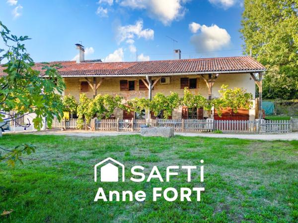 Belle maison en pierre avec point de vue rare sur Agen