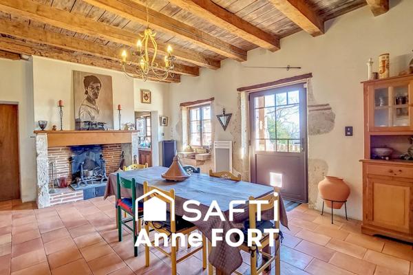 Belle maison en pierre avec point de vue rare sur Agen