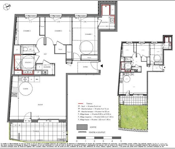 Appartement à vendre 4 pièces 89 m² Sassenage