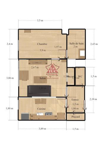 Grasse central, beau 2 pièces lumineux vue mer parfait état Grasse (06130)