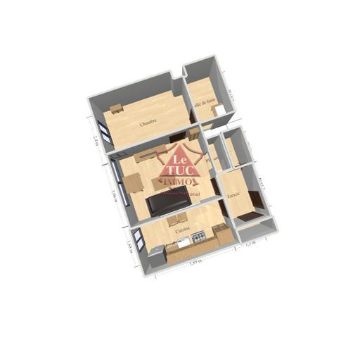 Grasse central, beau 2 pièces lumineux vue mer parfait état Grasse (06130)