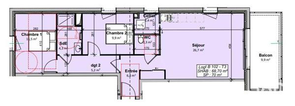 Appartement à vendre 3 pièces 69 m² Givrand