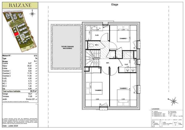 Maison à vendre 4 pièces 96 m² Couëron