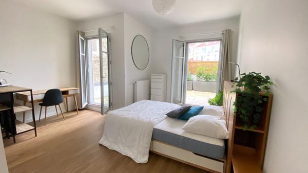 Vincennes Studio  meublé  29 m2 avec Terrasse 22.40m2
