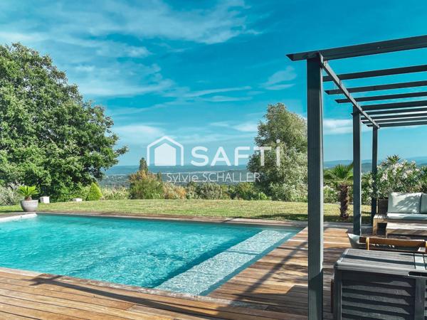 MAGNIFIQUE Villa d'architecte contemporaine avec piscine dans un havre de paix