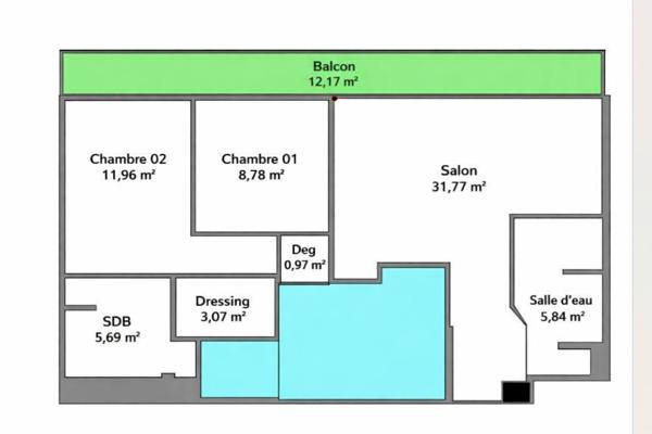 Appartement Paris 4 pièce(s) 90 m2
