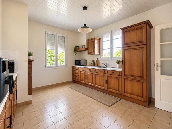 Maison sur sous-sol proche commerces et commodités Toutes les caractéristiques
