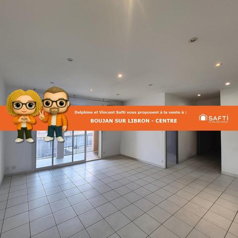 BOUJAN SUR LIBRON - APPARTEMENT T3 - 65 M² - PARKING