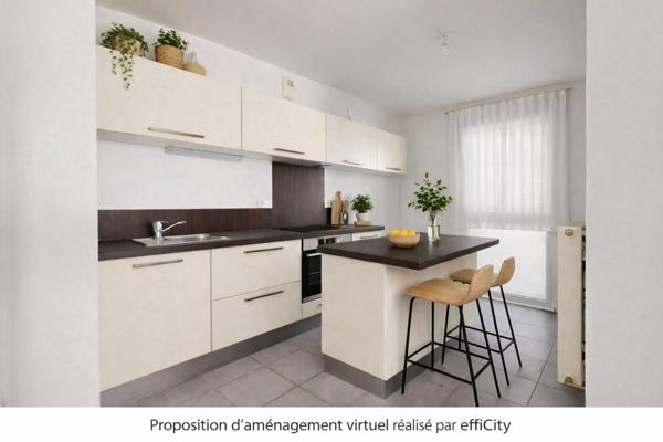 Appartement 3 pièces - 69 m² Exclusivité efficity