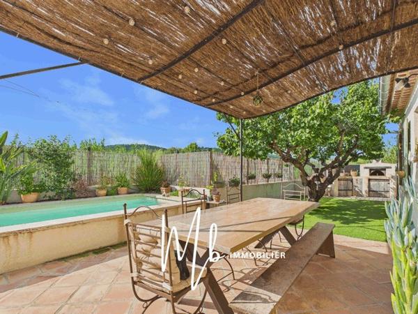 OLLIOULES AUX PORTES DE SANARY – MAISON RÉNOVÉE AVEC PISCINE – 3 CHAMBRES – 642 000 € FAI