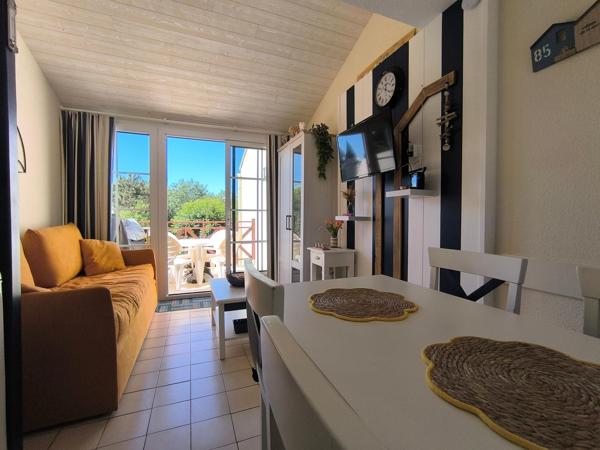 Studio cabine avec terrasse au sein d'une résidence de vacances