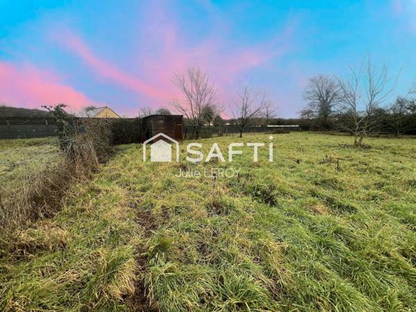 Grand terrain constructible de 2012m², situé à SAINT-DENIS-D'ORQUES