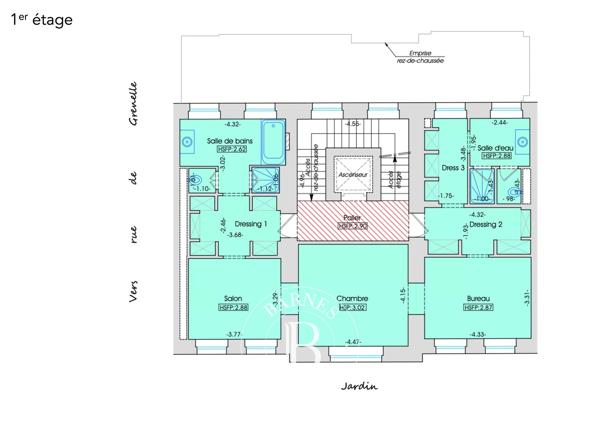 Paris 7ème, Appartement 4 Chambres -  418 m² à vendre
