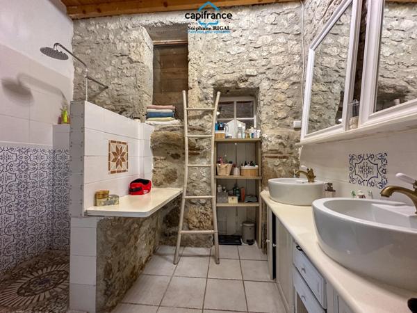 Propriete à vendre 12 pièces FOULAYRONNES (47) Maison de 315 m2 + gîte sur terrain clos de 8,7ha.