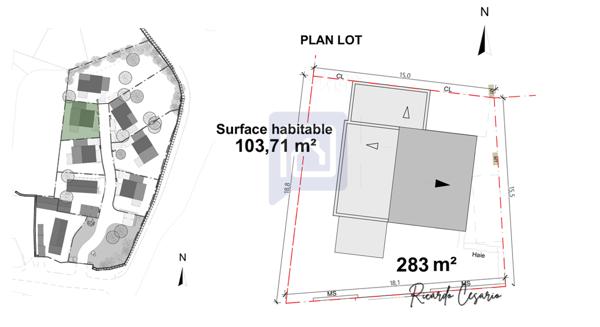 Concarneau Maison indépendante de 4 pièces 103.71 m2
