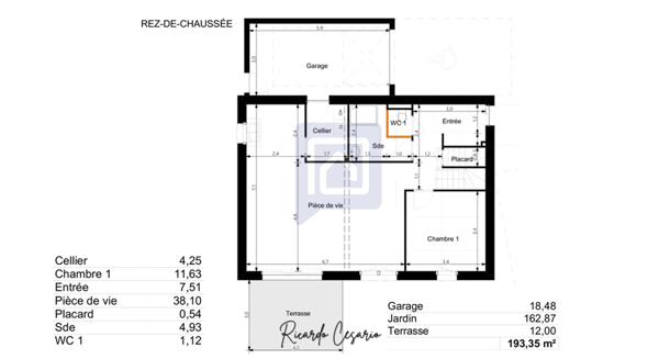 Concarneau Maison indépendante de 4 pièces 103.71 m2