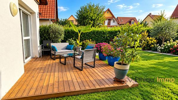 Superbe DUPLEX avec terrasse, jardin, garage