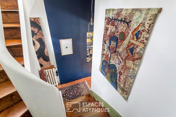 Maison de charme rénovée avec extension et jardin coeur Montchat