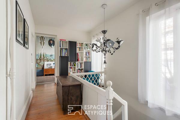 Maison de charme rénovée avec extension et jardin coeur Montchat