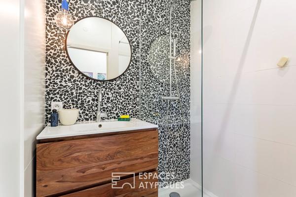 Maison de charme rénovée avec extension et jardin coeur Montchat