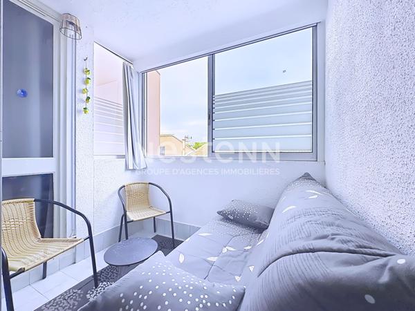 Charmant studio lumineux de 22.5 m² avec loggia à deux pas de la mer, Saint-Pierre-La-Mer - Fleury d'Aude