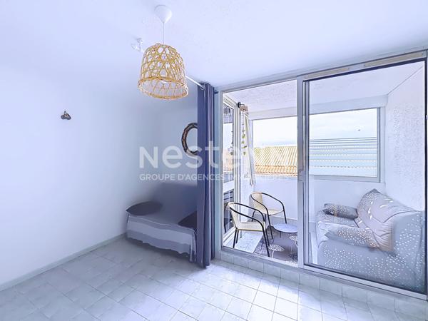 Charmant studio lumineux de 22.5 m² avec loggia à deux pas de la mer, Saint-Pierre-La-Mer - Fleury d'Aude