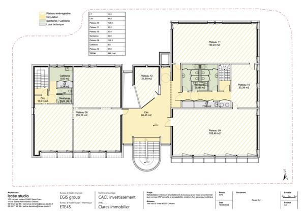 Immeuble de bureaux à louer d'environ 1 778m2 divisibles - ORLEANS GARE