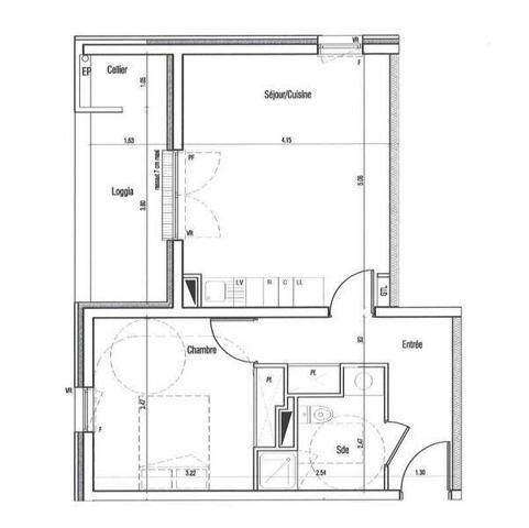 Appartement 2 pièces - 44800 Saint-Herblain -  Sillon de Bretagne