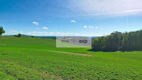 Terrain constructible 1279 m² avec vue dégagée – Molières (82)