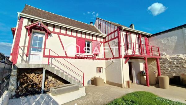 Maison sur sous sol total surelevé, 3 chambres, jardin...