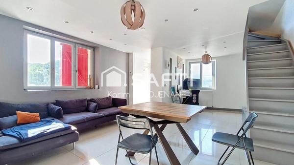 Maison sur sous sol total surelevé, 3 chambres, jardin...