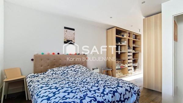 Maison sur sous sol total surelevé, 3 chambres, jardin...