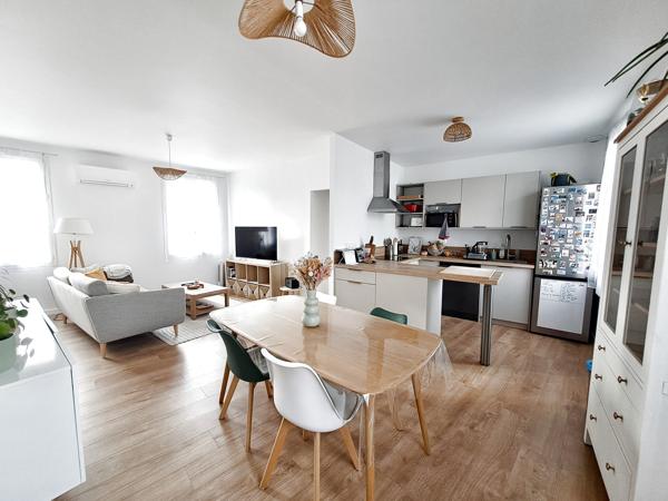 À louer  Maison de ville T3 neuf avec garage et terrasse