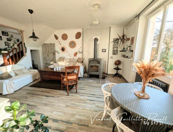 Maison 5P-3chambres-bureau-garage- Terrain 217m²