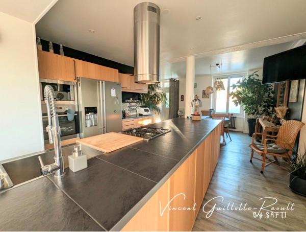 Maison 5P-3chambres-bureau-garage- Terrain 217m²