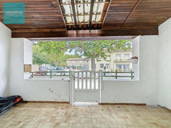 A vendre maison de village de 93m² habitables , trois chambres, terrasse sur la commune de Labastide d'Anjou