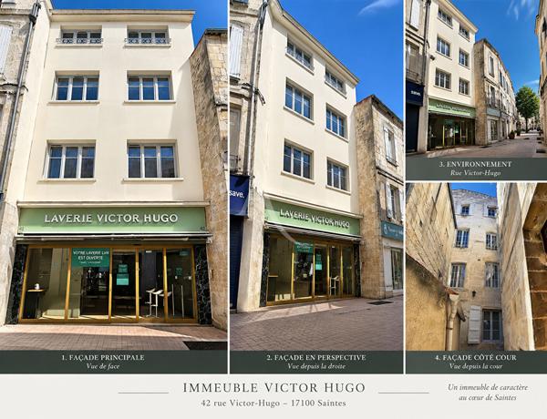 SAINTES - IMMEUBLE DE RAPPORT - 3 T2 + LAVERIE - RÉHABILITATION EN COURS