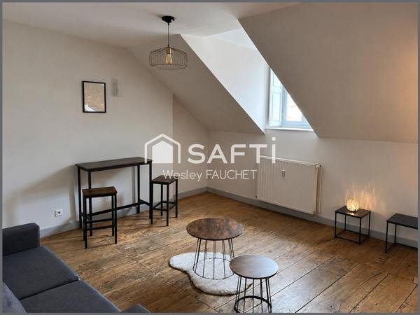 Hyper centre de Châteauroux – Appartement de charme 3 pièces avec parking couvert