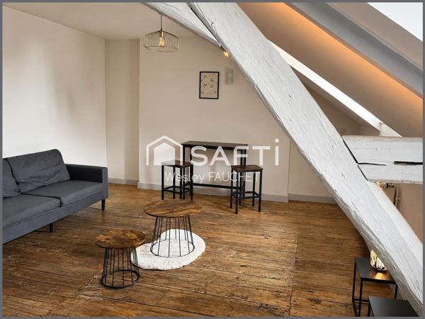 Hyper centre de Châteauroux – Appartement de charme 3 pièces avec parking couvert