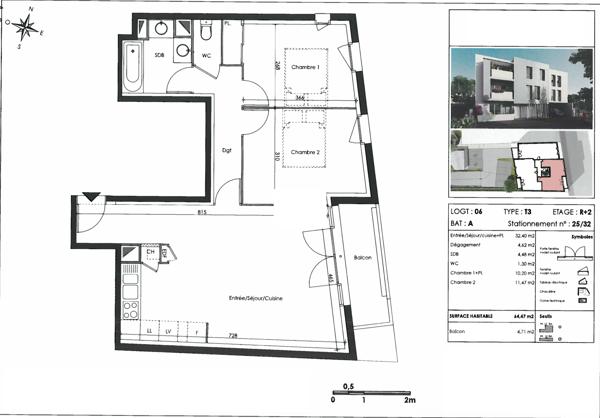 APPARTEMENT T3 PROCHE BORDEAUX