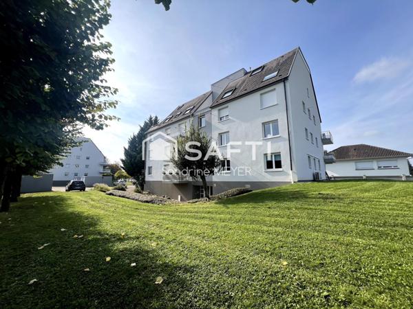 Superbe 2 pièces lumineux, balcon, garage, cave