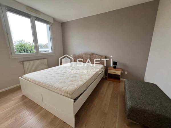 Superbe 2 pièces lumineux, balcon, garage, cave