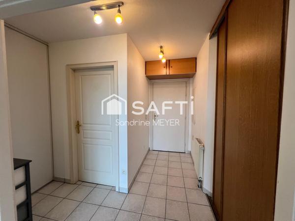 Superbe 2 pièces lumineux, balcon, garage, cave