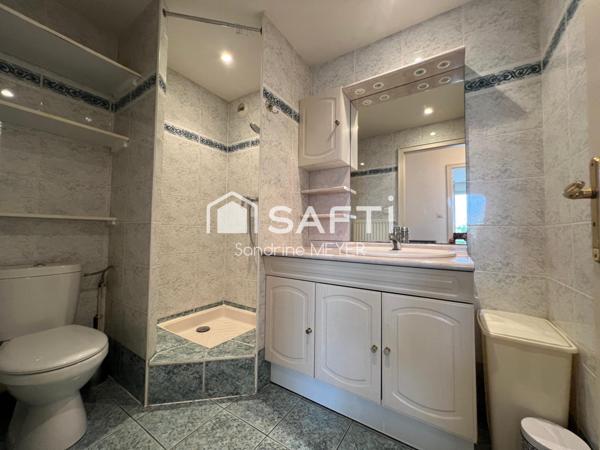 Superbe 2 pièces lumineux, balcon, garage, cave