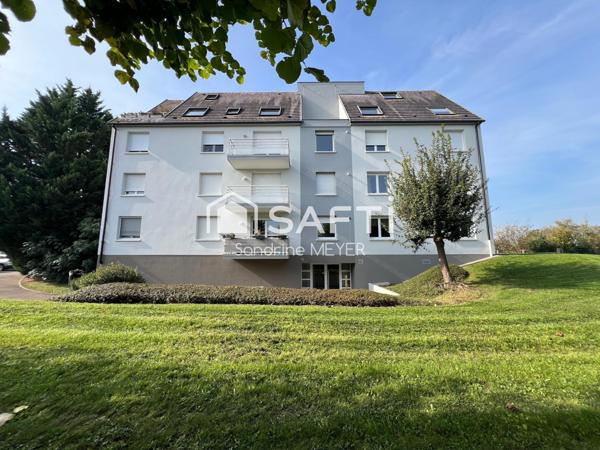 Superbe 2 pièces lumineux, balcon, garage, cave