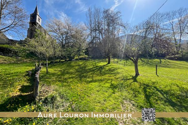 Hèches (65250) MAISON / GÎTE PYRÉNÉEN AVEC GRAND TERRAIN EN BORD DE RIVIÈRE – HÈCHES (ENTRE LANNEMEZAN & ARREAU)