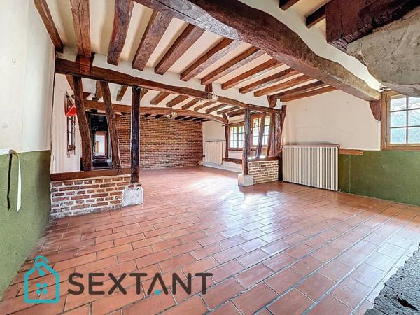 Chaumière dans les boucles de la Seine