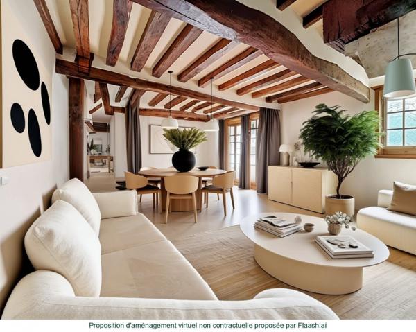 Chaumière dans les boucles de la Seine